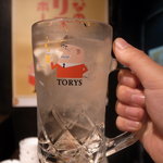 蘭桂坊 - トリスハイボール グラスが可愛いです