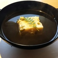 京懐石 美濃吉 そごう千葉店 - 椀物　若竹白魚豆富
