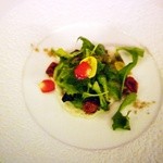 アマルフィ - 春野菜のバーニャカウダアンチョビとニンニクのソースのエスプーマ