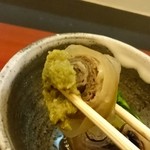 日本料理 喜春 - 福島牛と、大根のふきみそ風味。リフト(^-^)/
      