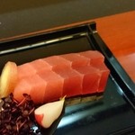日本料理 喜春 - 鮪中とろ。