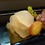 日本料理 喜春 - 鮃昆布〆。