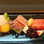 日本料理 喜春 - お造り。