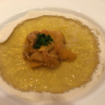 北島亭 - ウニのコンソメゼリー寄せ。