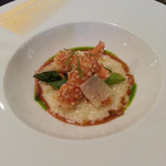 ガストロノミー ジョエル・ロブション - 天使の海老　蕎麦の実のスフレ
      
      