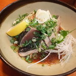 オカヤ食堂 - かつおのタタキです。暖かくてウマ～です☆