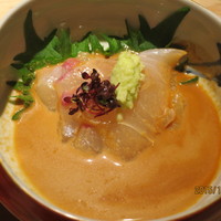 うち山 - 胡麻だれ＆鯛刺し