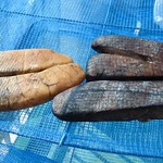 海三昧 おさしみ家 - 自家製カラスミ（右は赤ワイン漬）