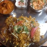 ビリヤニセット、ベジタブルカレー