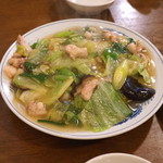 広東料理 鳳泉 - 撈麺（エビカシワソバ）