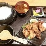 Kishuuno Shizuku - 紀州梅鶏の竜田揚げ定食　750円