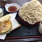 松の木 - 天もりうどん（上）大盛り　1200円