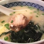 麺飯食堂 なかじま - 日替りSET 豚バラとナスの四川辛子炒め丼＋熟成塩らーめん(930円)