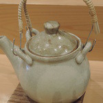 手打蕎麦 松竹庵 ます川 - 蕎麦湯が入ってる急須