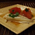 竹屋町 三多 - 宍道湖の白魚とトマトの和風マリネ