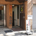 地下へ続く階段。