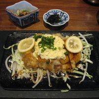 九州の旬 博多廊 大阪店 - 宮崎名物チキン南蛮膳のアップ(2015.11)