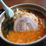 Raamen Ya Suzumasa - にんにく辣油みそラーメン ¥780