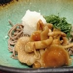 LDH kitchen IZAKAYA AOBADAI - なめこ蕎麦