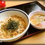 うどん家 米 - 納豆うどん（ミニ570円）うどん出汁と納豆ダレで好みの味に調節可。