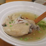 福乃鳥 - 塩手羽(スープ)