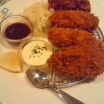 牡蠣フライ　大きい！