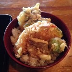 そば屋 案山棒 - 小天丼
