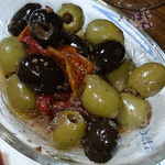 ベーカリー 南 - オリーブカクテル アンチョビ風味 ６５０円