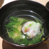 うち山 - 蓮根と青海苔の真丈