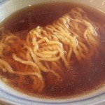 だるまや - だるまそばのスープ＆麺