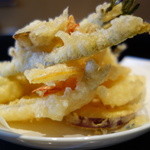 てんぷら天夜一夜 - ランチ天麩羅定食、天麩羅は15品