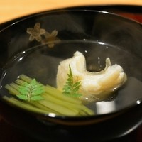 日本料理 太月 - あいなめと蕨粉を使った御椀