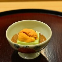 日本料理 太月 - うすい豆の豆腐とえごま味噌