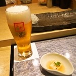 鮨棗 - 生ビール