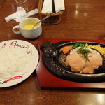 トマト＆オニオン - 明太チーズハンバーグ＋Ｂセット　