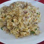 福軒 - メニューには書いてありませんが焼飯、カレー焼飯は小サイズもオーダー可能！ ラーメンとの組み合わせにはGood♪(画像は大盛り)