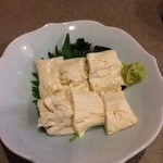 手打そば 三好屋 - 生ゆば刺し。