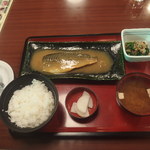 和風レストランまるまつ - サバ味噌煮朝食538円
