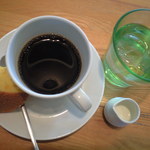 カフェ シブル - ランチのデザートとコーヒー