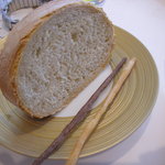 レストラン サンパウ - パンとグリッシーニ