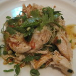 サマサマワルン - 鶏ささみとパクチーの塩和え　香港辣油風味