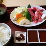 Yakiniku No Sakaetei - カルビ定食　1000円