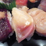 かねとも寿し - くじら・ほっき・ほたて