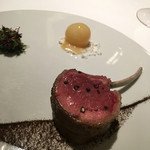 レストランエール - ビクトリアンラムのロースト　蓼とプルーン　