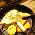 たつ家 - 2010/08温野菜盛り合わせ（ガーリックバター）