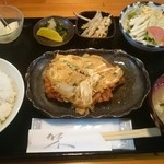 ほてい - 料理写真:カツとじ定食680円