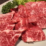 “横膈膜肉3种拼盘” (牛隔膜肉、普通横膈膜肉、横膈膜肉)