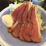 長山 そば店 - 絶品の鴨燻製。バンザイ＼(^o^)／