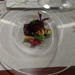 ビストロ ダイア - 宮崎県産黒毛和牛リブロースの赤ワイン煮込み　春野菜と共に