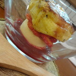 フレンチマーケット - クープドスフレパンペルデュ　フレンチトースト投入後